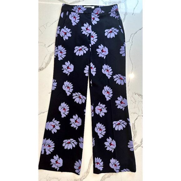 Pearl by Lela Rose NEW Floral Pants Size 2 - Picture 1 of 4